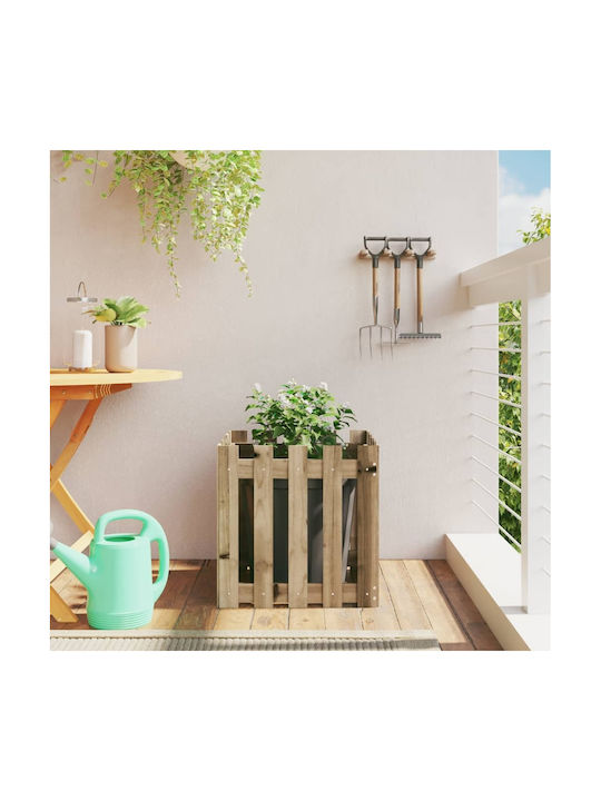 vidaXL Planter Box 50x50cm Coffee 832456