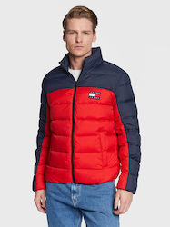 Tommy Hilfiger Men's Winter Puffer Jacket Red