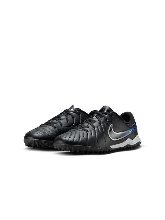 Nike Παιδικά Ποδοσφαιρικά Παπούτσια Jr. Tiempo Legend 10 Academy με Σχάρα Μαύρα