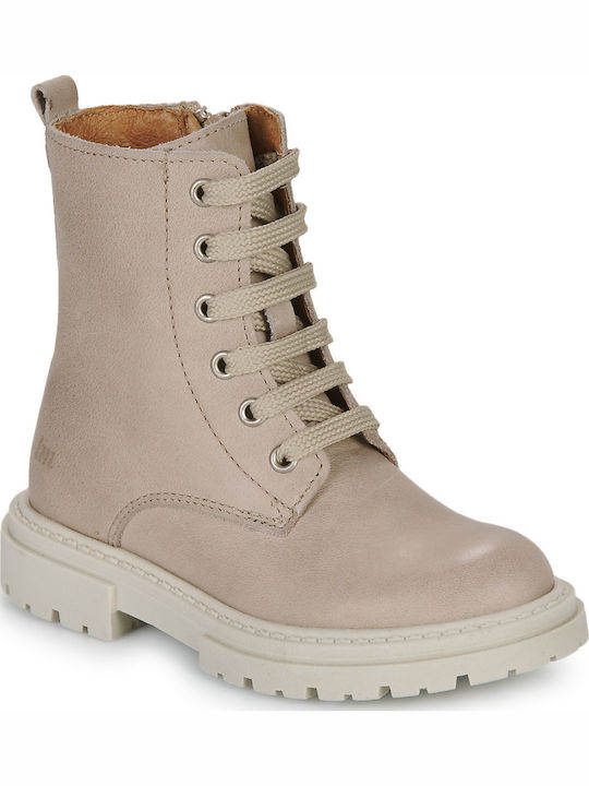 Kids Boots with Zipper Gray