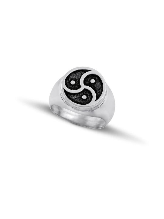 Hillas Men's Silver Ring