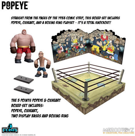Mezco Toys Попай Popeye 5 Точки Фигура За Действие 9см