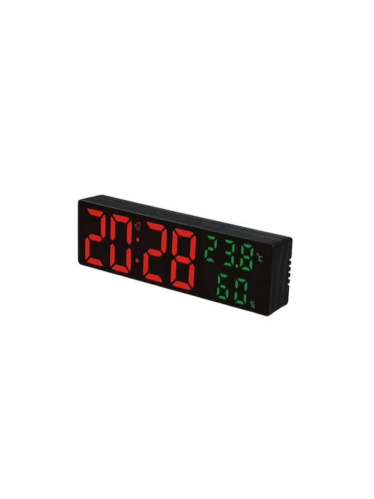 Επιτραπέζιο Ψηφιακό Ρολόι Μαύρο FDDS3818L