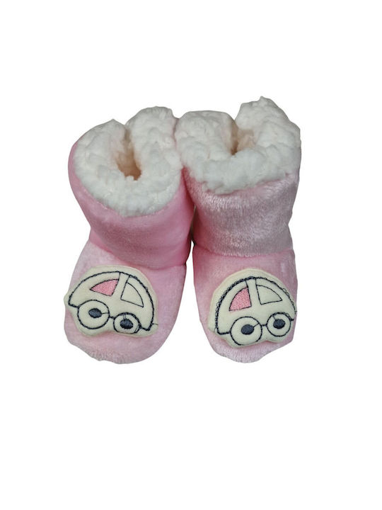 Recos Kids Slippers Boots Pink