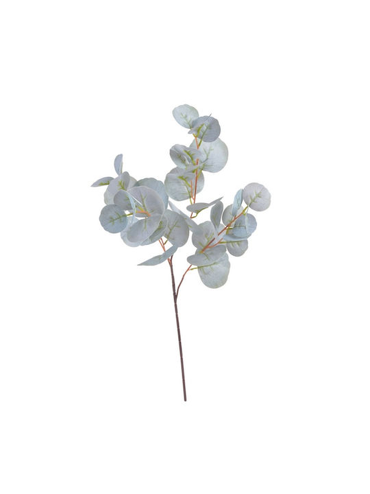 Artificial Decorative Branch Eucalyptus Blue 80cm 1pcs