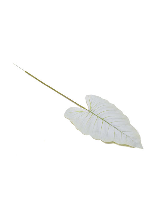 Artificial Decorative Branch Palm Tree White 64cm 1pcs