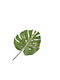 Artificial Decorative Branch Monstera Leaf Green 65cm 1pcs