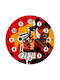 Koupakoupa Dead Redemption 2 Wall Clock Wooden Red Ø19cm