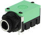 Βύσμα 6.3mm Jack stereo 57151-101
