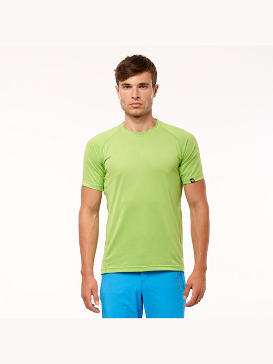 Northfinder Men's Technical Outdoor T-shirt Bărbătesc cu Mânecă Scurtă Verde