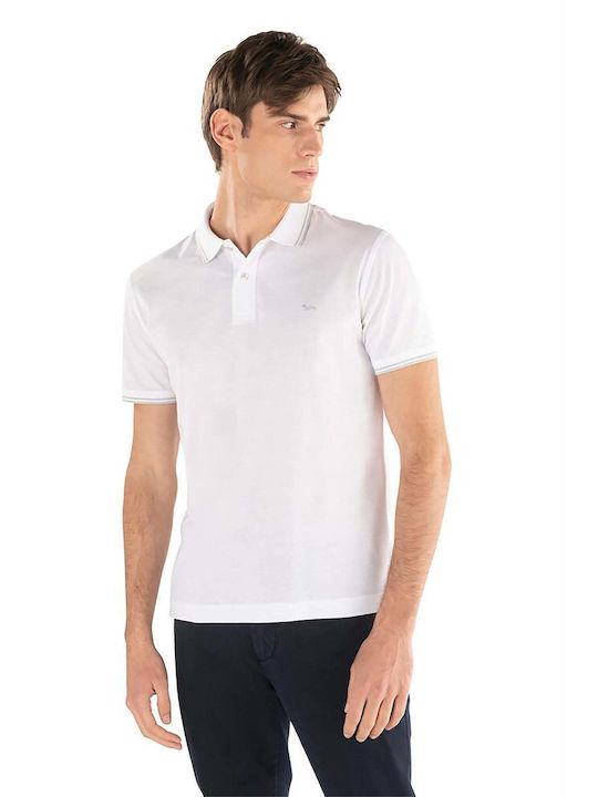 Harmont & Blaine Men's Short Sleeve Blouse Polo White