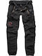 Royal Traveler Hose Cargo in Schlanker Passform Schwarz