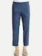 Trousers Chino in Straight Line Blue