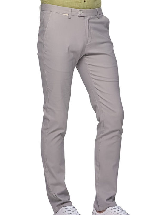Trousers Chino Elastic Gray