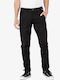 Flex Trousers Chino in Tapered Line Black