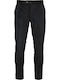 Herrenhose Chinos Schlank Passform Schwarz