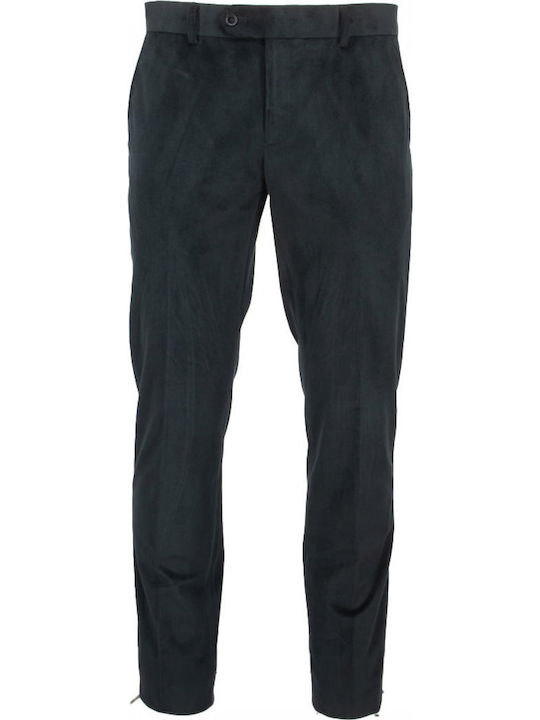 Pantaloni Chino cu Croială Slim Blue
