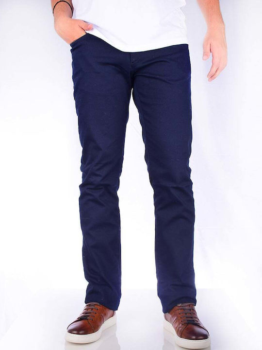 Trousers Chino in Regular Fit Dark Blue
