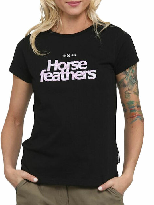Horsefeathers Aurelia Women's T-shirt Black