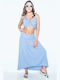 Women's Summer Blouse Sleeveless Blue
