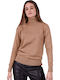 'pimba' Women's Long Sleeve Sweater Turtleneck 80241/GOLDEN SAND