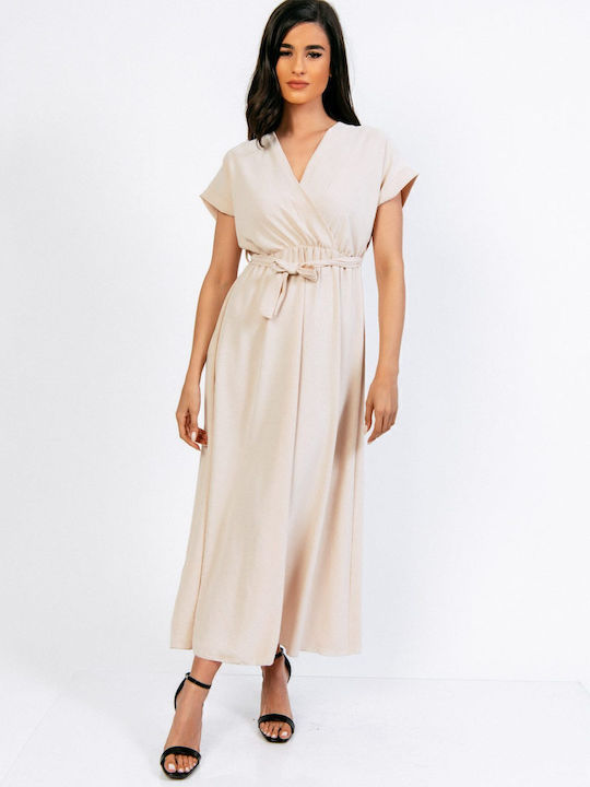 Boutique Dress All Day Beige