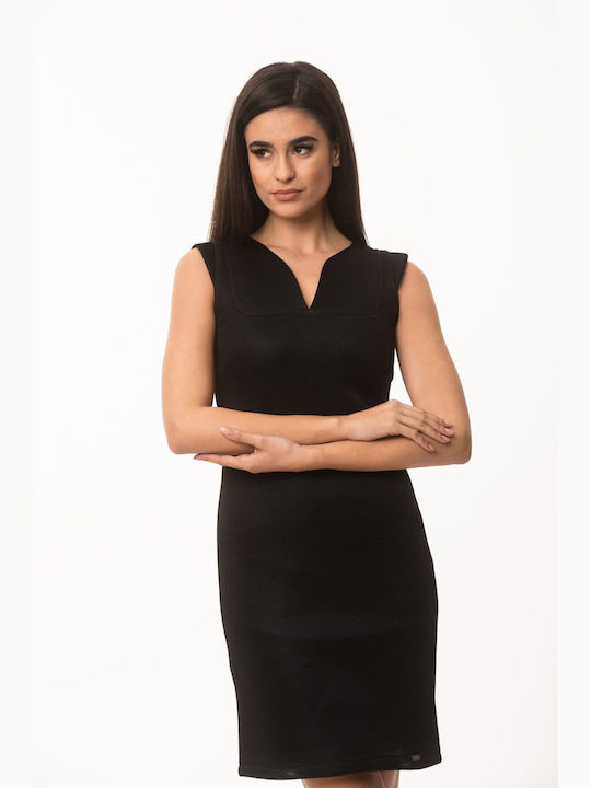 Ad'Oro Mini Dress Sleeveless Black