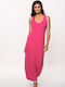 Ad'Oro Sommer Maxi Kleid Pink