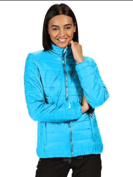 Regatta Freezway Ii Kurz Damen Puffer Jacke für Winter Hellblau