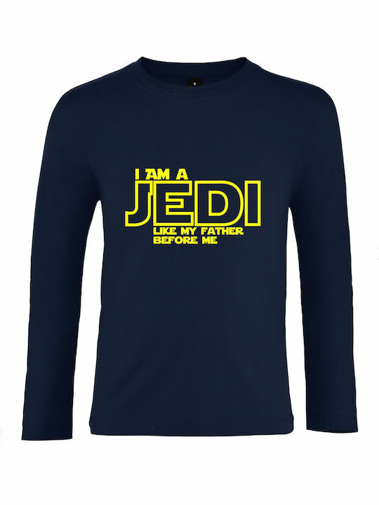 Παιδική Μπλούζα Μακρυμάνικη French navy I Am A Jedi Like My Father Before Me, Star Wars