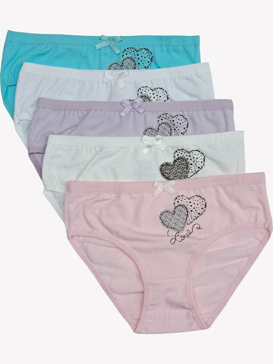 Biyo Set of Kids' Briefs Monochrome 5pcs