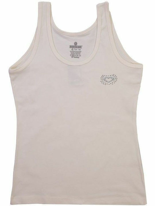 Baykar Kinder Unterhemd Tank-Top Beige 1Stück