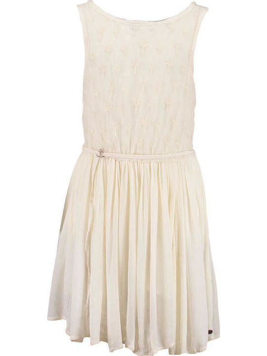 Dress Kinderkleid Ärmellos Weiß