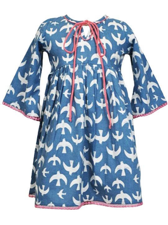 Kinderkleid Kurzärmelig Blau