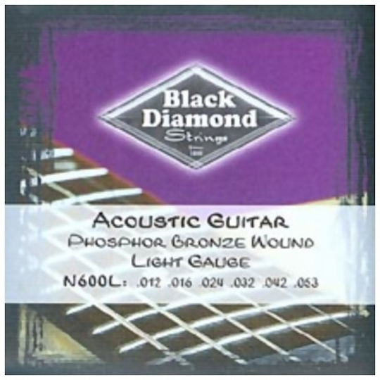 Black Diamond Black Diamond Phosphor-Bronze Akustikgitarrensaiten Set 12-52