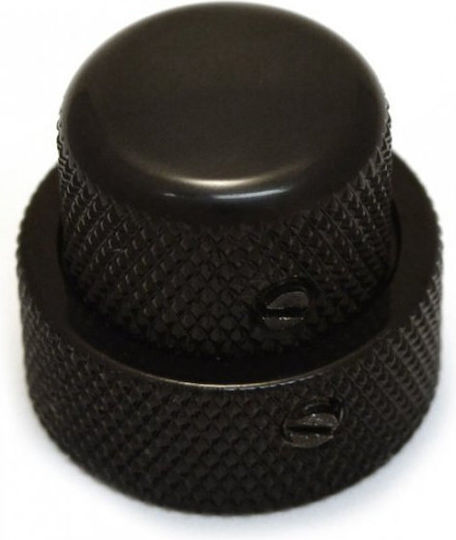 Concentric Knob Metal Concentric Μεταλλικό σε Μαύρο Χρώμα