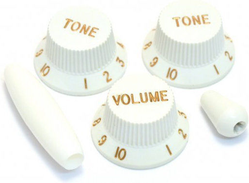 Music Accessories Stratocaster Butoane Potențiometre Instrumente Cu Coarde Albe