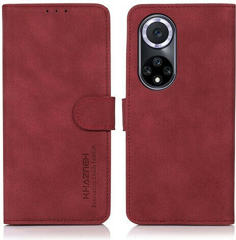 Khazneh Brieftasche Leder Rot (Huawei Nova 9, Honor 50)
