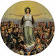 Koupakoupa Η Ελλάς Ευγνωμονούσα Мишка Пад (200мм) KP_6459_MOUSEPAD-ROUND