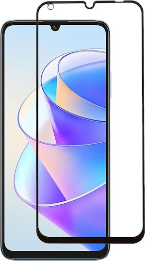 Full Glue Full Face Tempered Glass Μαύρο (Honor X7a)