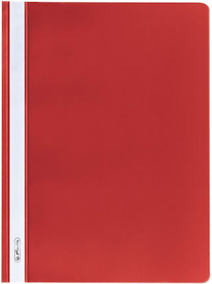 Herlitz Clipboard with Spring for Paper A4 Red 1pcs