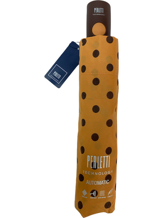 Perletti Automatic Umbrella Compact Yellow