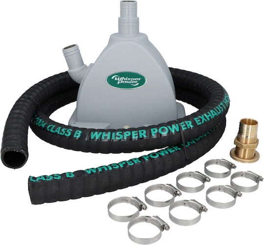 Whisper Power Wp-wl Water Lock Exhaust Kit 40 Mm 1 5/8" Plastic Ρακόρ Σκάφους
