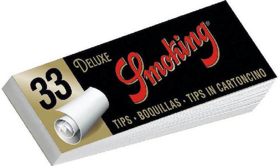 Smoking Конусен Накрайник Deluxe King Size 60mm 2.5cm Бял 33 Бройки