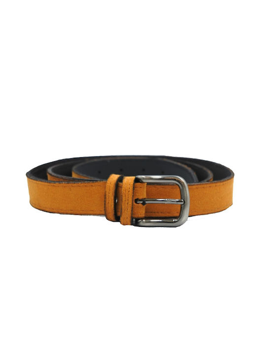 Leather Lab Leather Women's Belt Orange