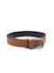 Leather Lab Leather Women's Belt Tabac Brown