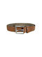 Men's Artificial Leather Belt Brown