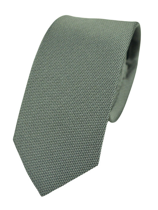 Herren Krawatte Seide Monochrom in Gray Farbe
