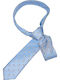 Riccardo Ferri Riccardo Ferri 0011 Ciel Synthetic Men's Tie Monochrome Light Blue