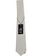 Synthetic Men's Tie Monochrome White